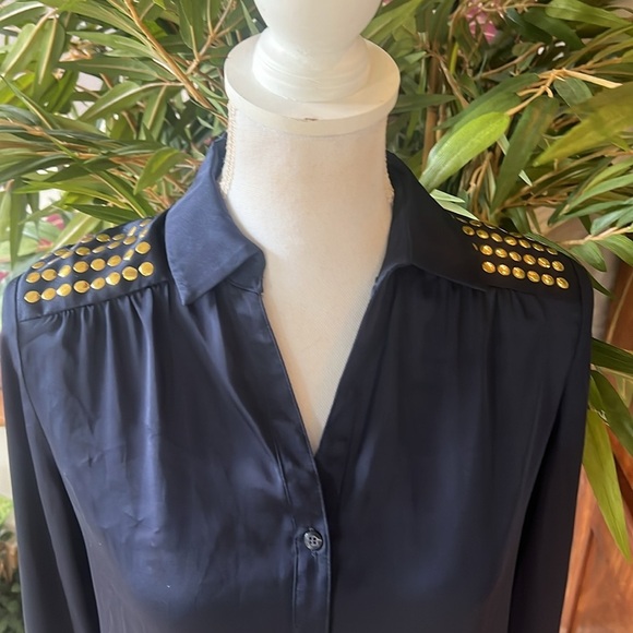 Outback Red extra small ladies vintage navy with gold embellishment on shoulder - Picture 13 of 15